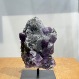 Fluorite on Quartz