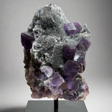 Fluorite on Quartz
