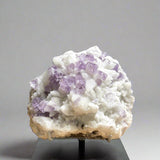 Fluorite on White Quartz