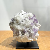 Fluorite on White Quartz
