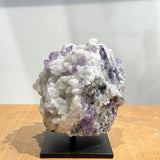 Fluorite on White Quartz