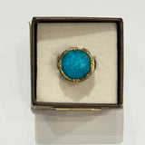Chrysocolla Doublet Ring - Anatoli