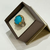 Chrysocolla Doublet Ring - Anatoli
