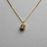 Smoky Topaz Gold Vermeil Necklace - Anatoli