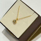 Smoky Topaz Gold Vermeil Necklace - Anatoli