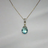 Blue Topaz Necklace - Anatoli