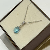 Blue Topaz Necklace - Anatoli