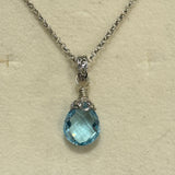 Blue Topaz Necklace - Anatoli