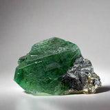 Fluorite with Hematite and Pyrite