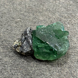 Fluorite with Hematite and Pyrite