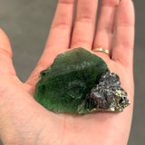 Fluorite with Hematite and Pyrite