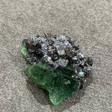 Fluorite with Hematite