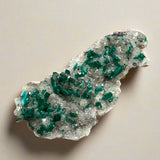 Dioptase on Quartz