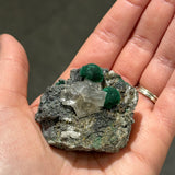 Cerussite with Malachite