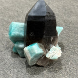 Smoky Quartz and Amazonite