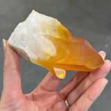 Quartz with Iridescent Iron Oxide