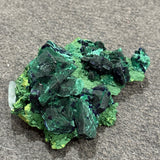 Azurite and Malachite on Tsumebite