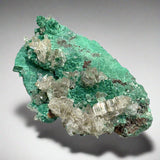 Cerussite on Malachite