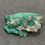 Cerussite on Malachite