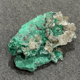 Cerussite on Malachite