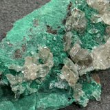 Cerussite on Malachite