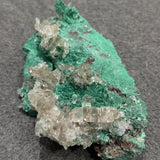 Cerussite on Malachite