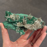 Cerussite on Malachite