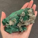 Cerussite on Malachite