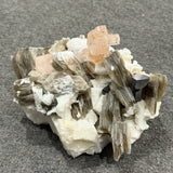 Apatite, Black Tourmaline, Muscovite, and Feldspar