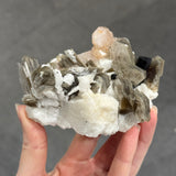 Apatite, Black Tourmaline, Muscovite, and Feldspar