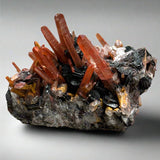 Red Quartz with Hematite Roses
