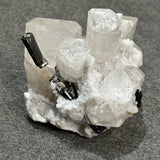 Topaz with Black Tourmaline