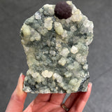 Pectolite on Prehnite