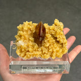 Barite on Calcite