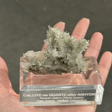 Calcite on Quartz after Anhydrite