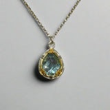 Blue Topaz Necklace - Anatoli