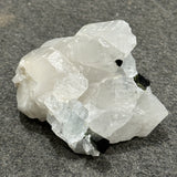 Quartz with Green and Black Tourmaline