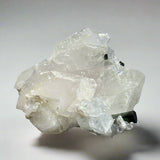 Quartz with Green and Black Tourmaline