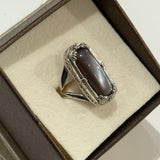 Chocolate Moonstone Ring (Long) - Anatoli