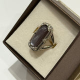 Chocolate Moonstone Ring (Long) - Anatoli