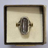 Chocolate Moonstone Ring (Long) - Anatoli