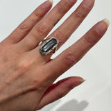 Chocolate Moonstone Ring (Long) - Anatoli
