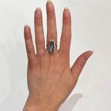 Chocolate Moonstone Ring (Long) - Anatoli