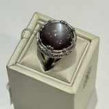 Chocolate Moonstone Ring (Round) - Anatoli