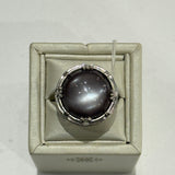 Chocolate Moonstone Ring (Round) - Anatoli