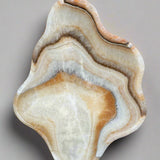 Onyx Bowl - White, Orange, and Brown Multi