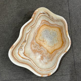 Onyx Bowl - Cream and Orange Multi