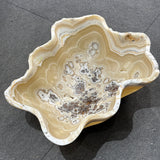 Onyx Bowl - Beige Multi with Brown Inclusions