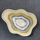 Onyx Bowl - Yellow Striped