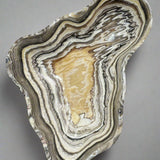 Onyx Bowl - Grey and Gold Multi Stripe